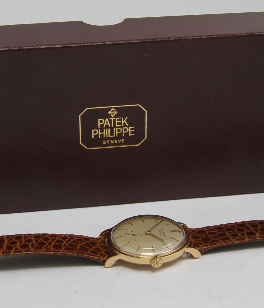 Women's or Men's Patek Philippe Rose Gold Wristwatch Ref. 3415
