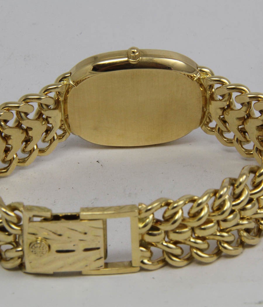 Patek Philippe Yellow Gold Ellipse d´Or Wristwatch For Sale 1