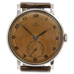 Vintage Omega Stainless Steel Manual Wind Wristwatch Ref 2364