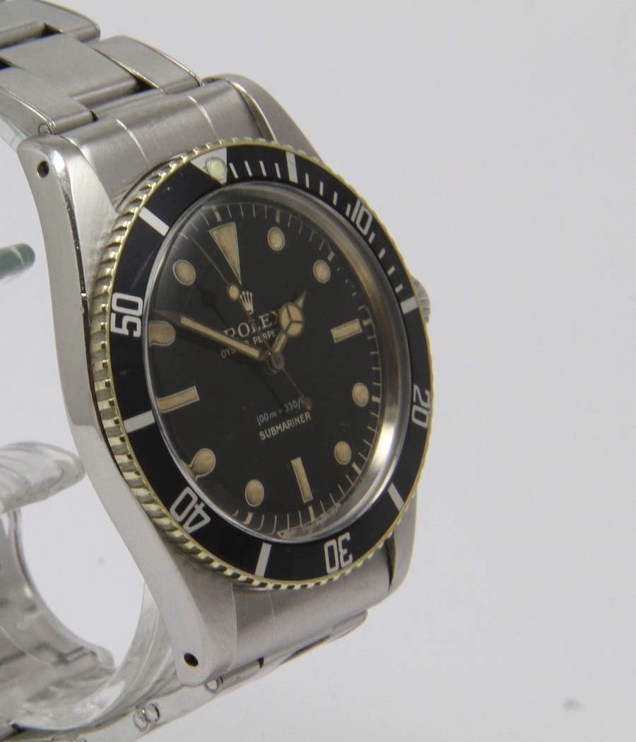 Rolex Stainless Steel Submariner Automatic Wristwatch Ref. 5508