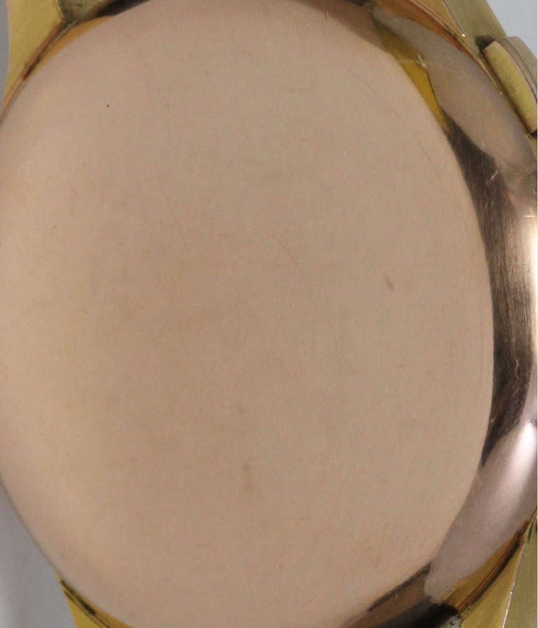 Ulysse Nardin Rose Gold Chronograph Wristwatch circa 1940 In Excellent Condition In Munich, Bavaria