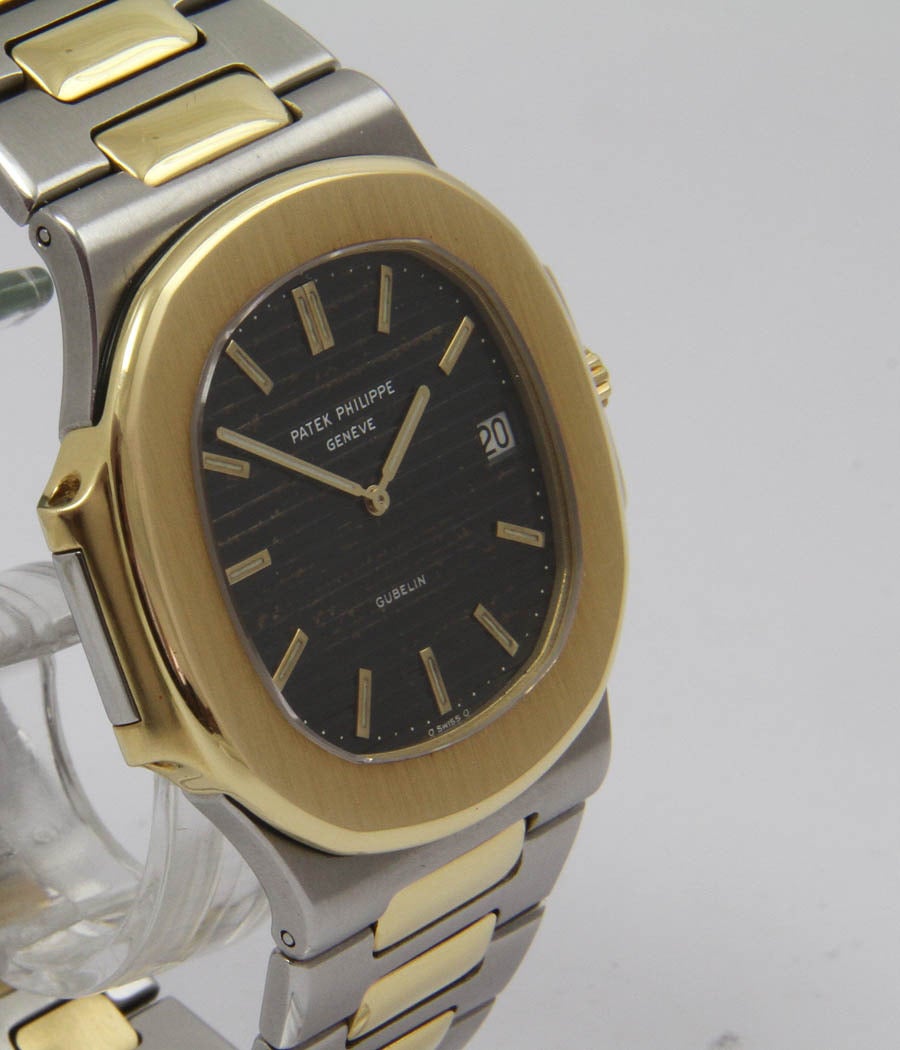 Patek Philippe Yellow Gold Nautilus Automatic Wristwatch Ref 3700