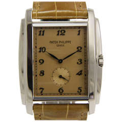 Patek Philippe White Gold Gondolo Wristwatch Ref 5124G