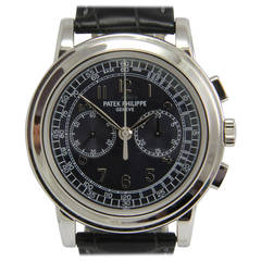 Patek Philippe Platinum Grand Taille Wristwatch Ref 5070 P