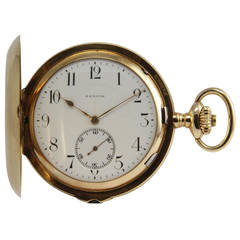 Antique Zenith Rose Gold Minute-Repeater Grand Sonnerie Pocket Watch