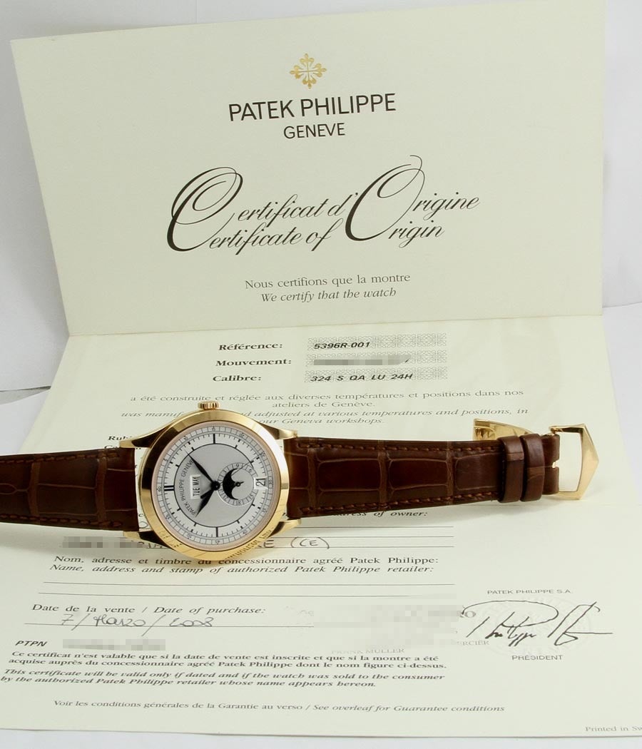 Patek Philippe Rose Gold Calatrava Wristwatch Ref 5396 R For Sale 2
