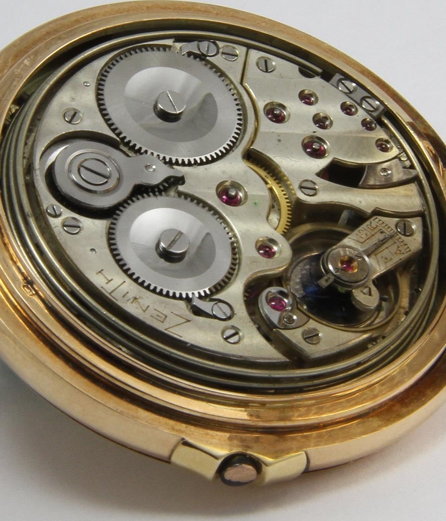 Zenith Rose Gold Minute-Repeater Grand Sonnerie Pocket Watch 3