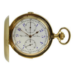 Antique Ulysse Nardin Yellow Gold Pocket Watch