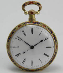 Montre de poche Bovet Fleurier en or jaune