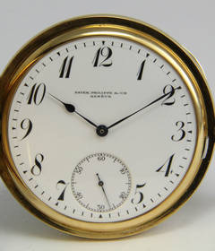 Patek Philippe Yellow Gold Hunting Case Pocket Watch