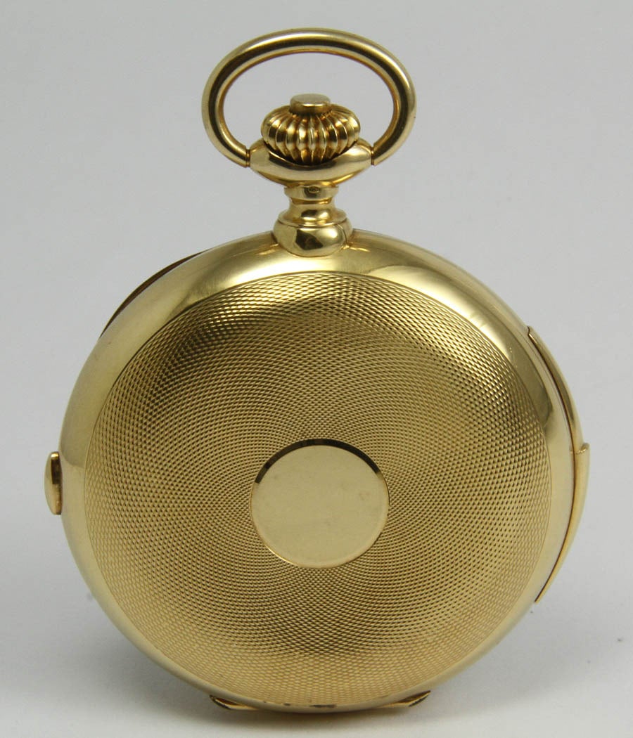 Ulysse Nardin Yellow Gold Pocket Watch In Excellent Condition For Sale In Munich, Bavaria