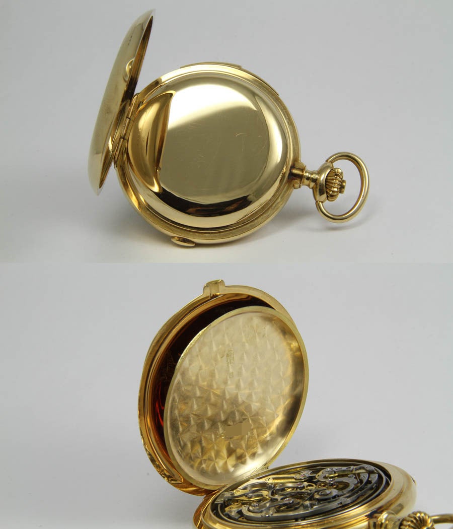 Ulysse Nardin Yellow Gold Pocket Watch For Sale 1