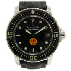 Blancpain Stainless Steel Fifthy Fathoms Diver's Wristwatch