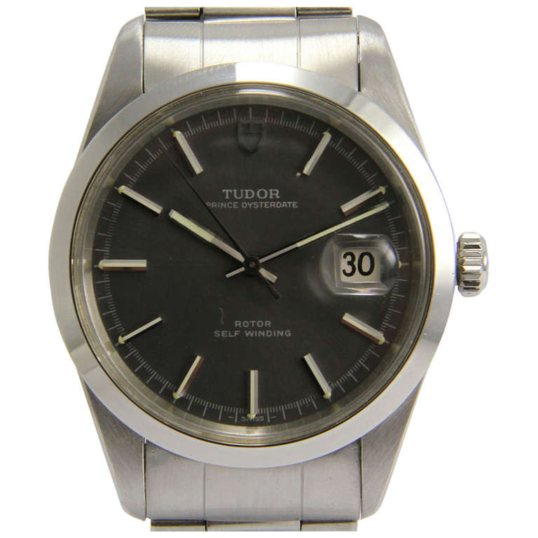Tudor Stainless Steel Prince Oysterdate Wristwatch Ref. 9080/0 circa 1974