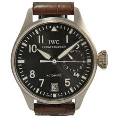 Used IWC White Gold Fliegeruhr Big Pilot Wristwatch