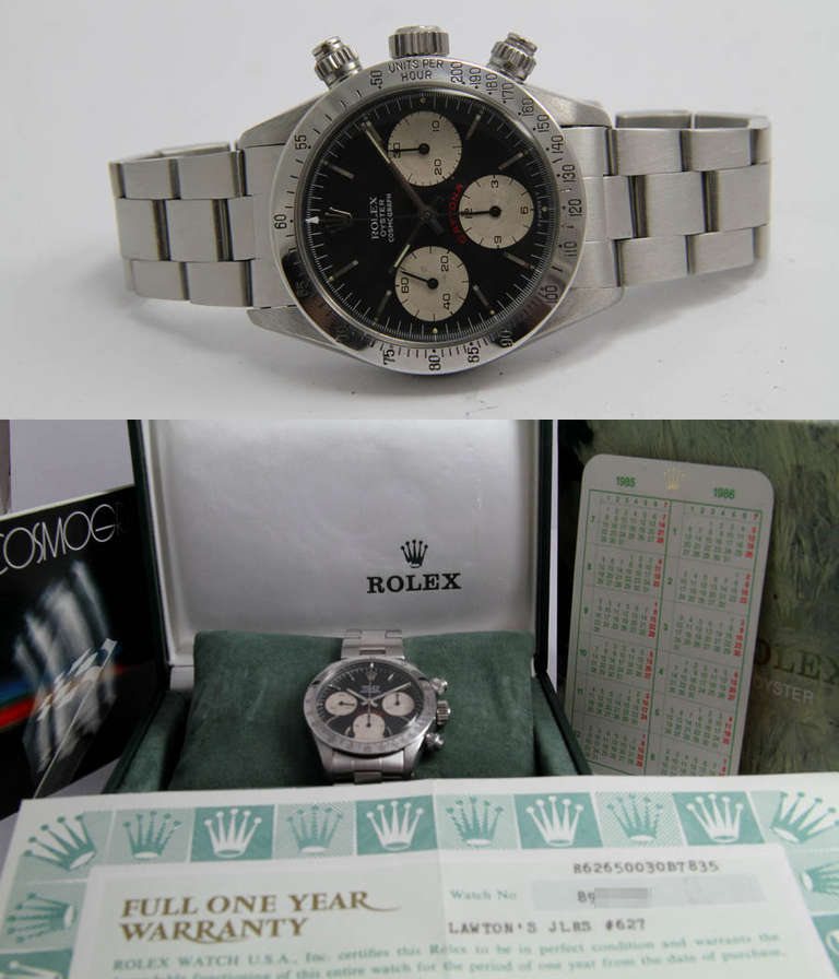 Rolex Stainless Steel Cosmograph Daytona Wristwatch Ref 6265 1