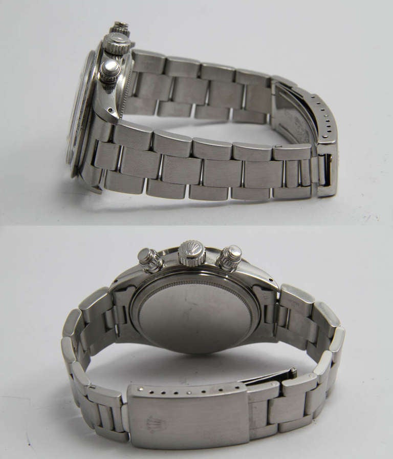 Men's Rolex Stainless Steel Cosmograph Daytona Wristwatch Ref 6265