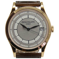 Patek Philippe Rose Gold Calatrava Automatic Wristwatch Ref 5296