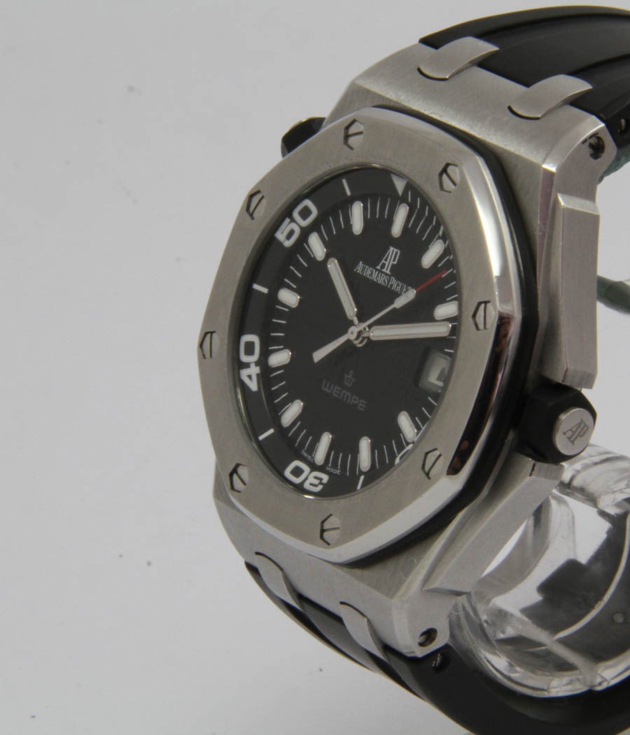 Audemars Piguet Stainless Steel Royal Oak Automatic Wristwatch Ref 15340 In Excellent Condition In Munich, Bavaria