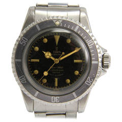 Tudor Stainless Steel Oyster Prince Submariner Wristwatch Ref 7928 circa 1962