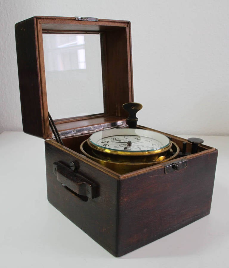 Women's or Men's A. Lange & Sohne Deck-Chronometer circa 1940s For Sale