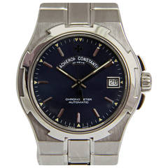 Retro Vacheron Constantin Stainless Steel Overseas Wristwatch Ref 42042