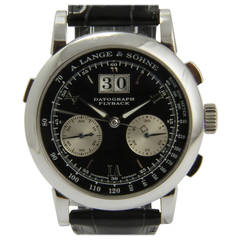 A. Lange & Söhne Platinum Datograph Flyback Wristwatch Ref 403.035