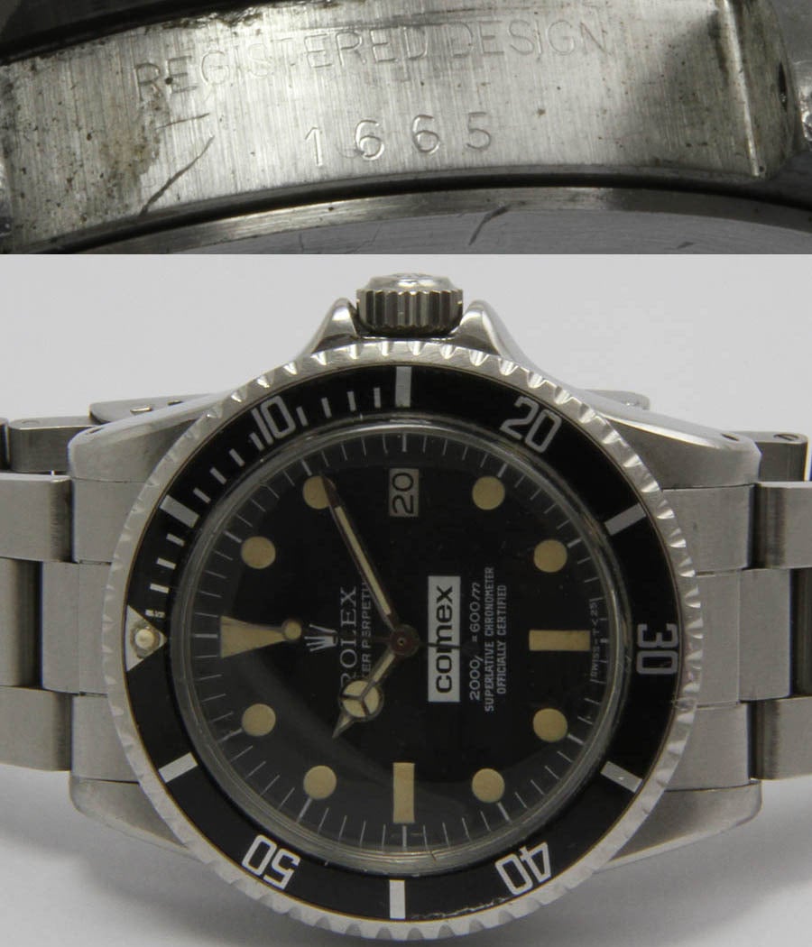 Rolex Stainless Steel COMEX Sea Dweller Wristwatch Ref 1665 2