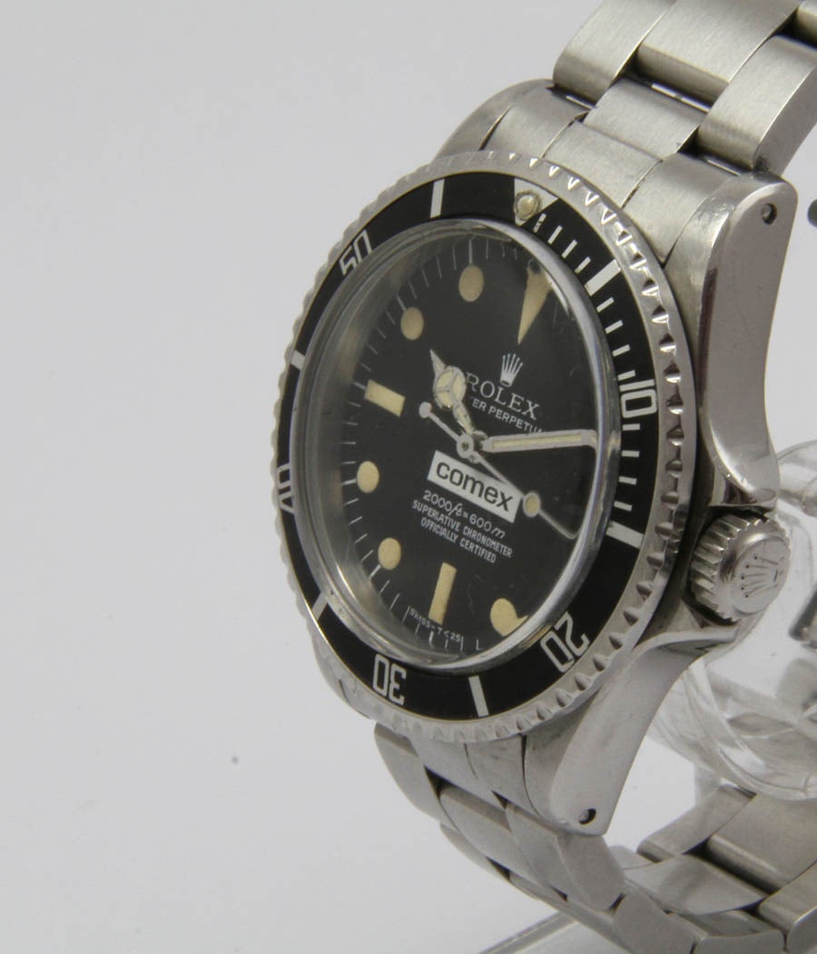 Women's or Men's Rolex Stainless Steel COMEX Sea Dweller Wristwatch Ref 1665