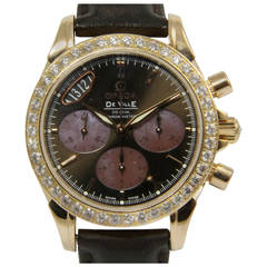 Omega Lady's Rose Gold De Ville Automatic Wristwatch