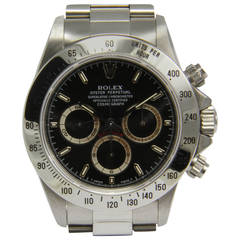 Rolex Stainless Steel Daytona Automatic Wristwatch Ref 16520