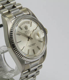 Rolex White Gold Day Date automatic Wristwatch Ref 1803