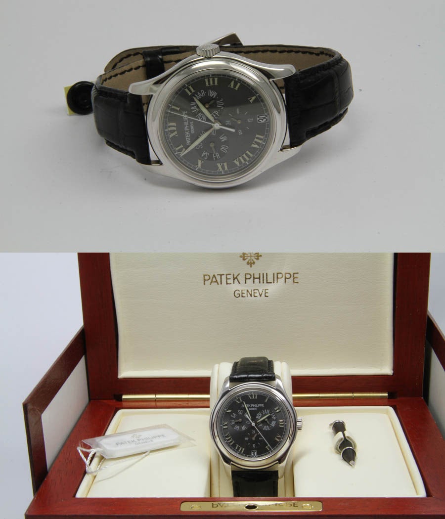 Patek Philippe White Gold automatic WristWatch Ref 5035G 1