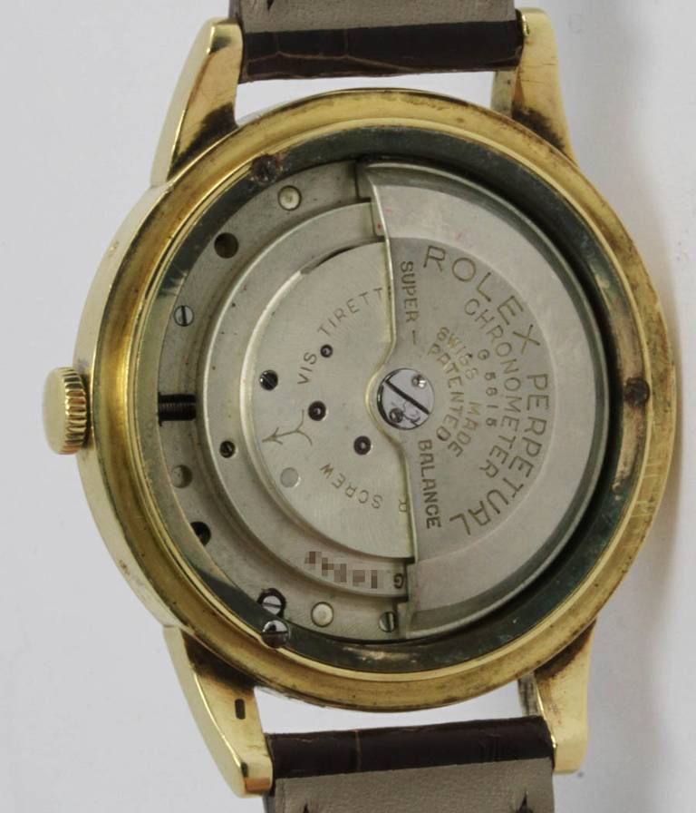 Rolex Yellow Gold Triple Calendar Moonphase "Padellone" Wristwatch Ref