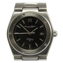 IWC Stainless Steel Ingenieur Jumbo Wristwatch with Date