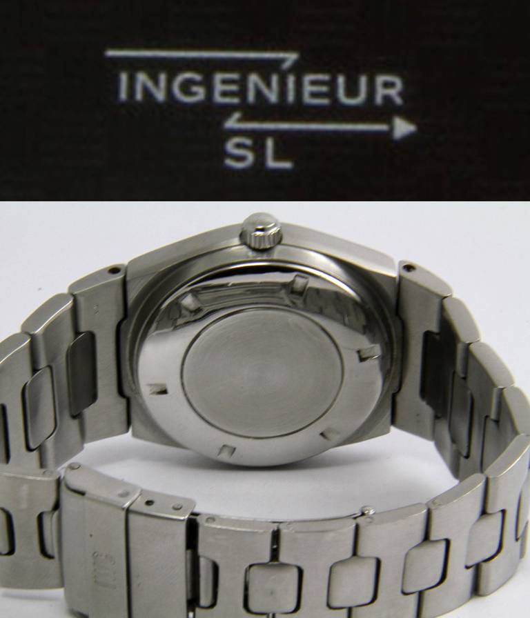 IWC Stainless Steel Ingenieur Jumbo Wristwatch with Date 2