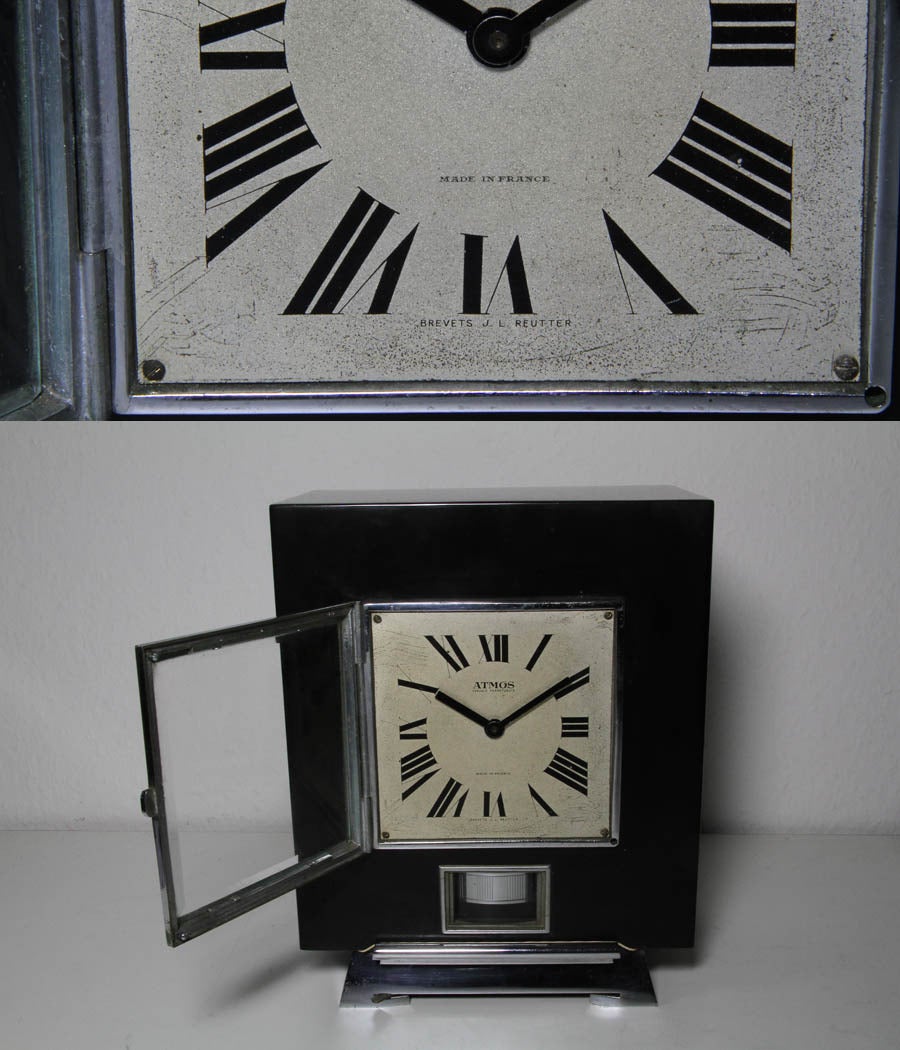 Men's Jaeger-LeCoultre Reutter Atmos Pendule Clock circa 1930s