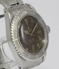 Rolex Stainless Steel Submariner Automatic Wristwatch Ref 5512