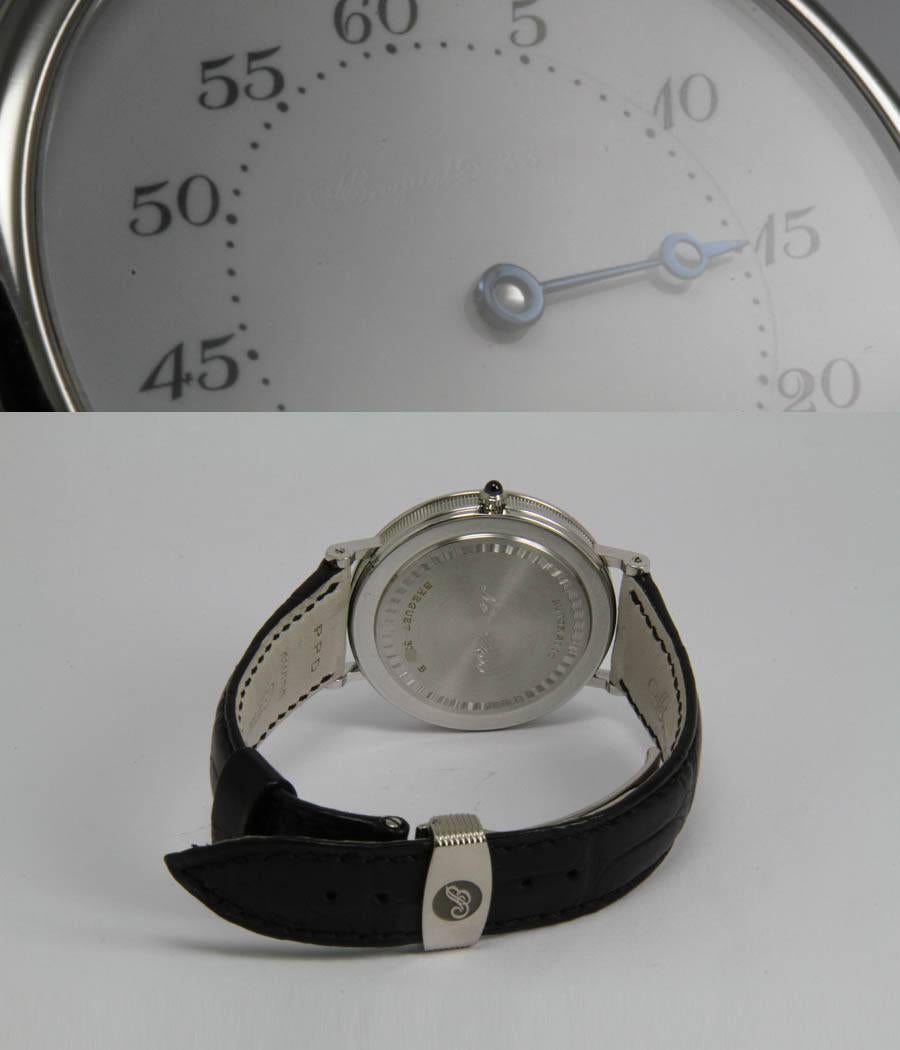 Women's or Men's Breguet  Heures Sautantes Ref. 3415 Platinum Wrist Watch