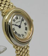 Cartier Lady's yellow gold Trinity Quartz Wristwatch Ref 2385