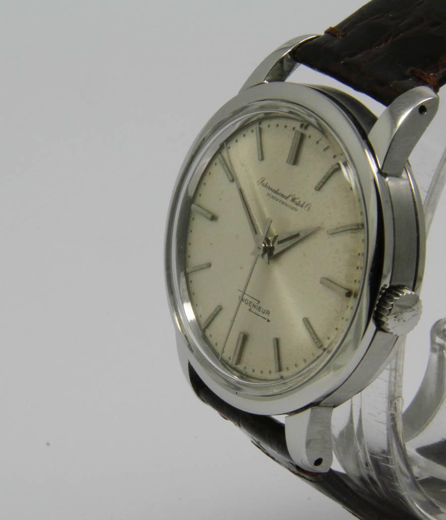 IWC Ingenieur Ref. 666 Steel Wrist Watch In Excellent Condition For Sale In Munich, Bavaria