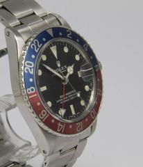 Rolex GMT Ref. 1675 Steel Wrist Watch
