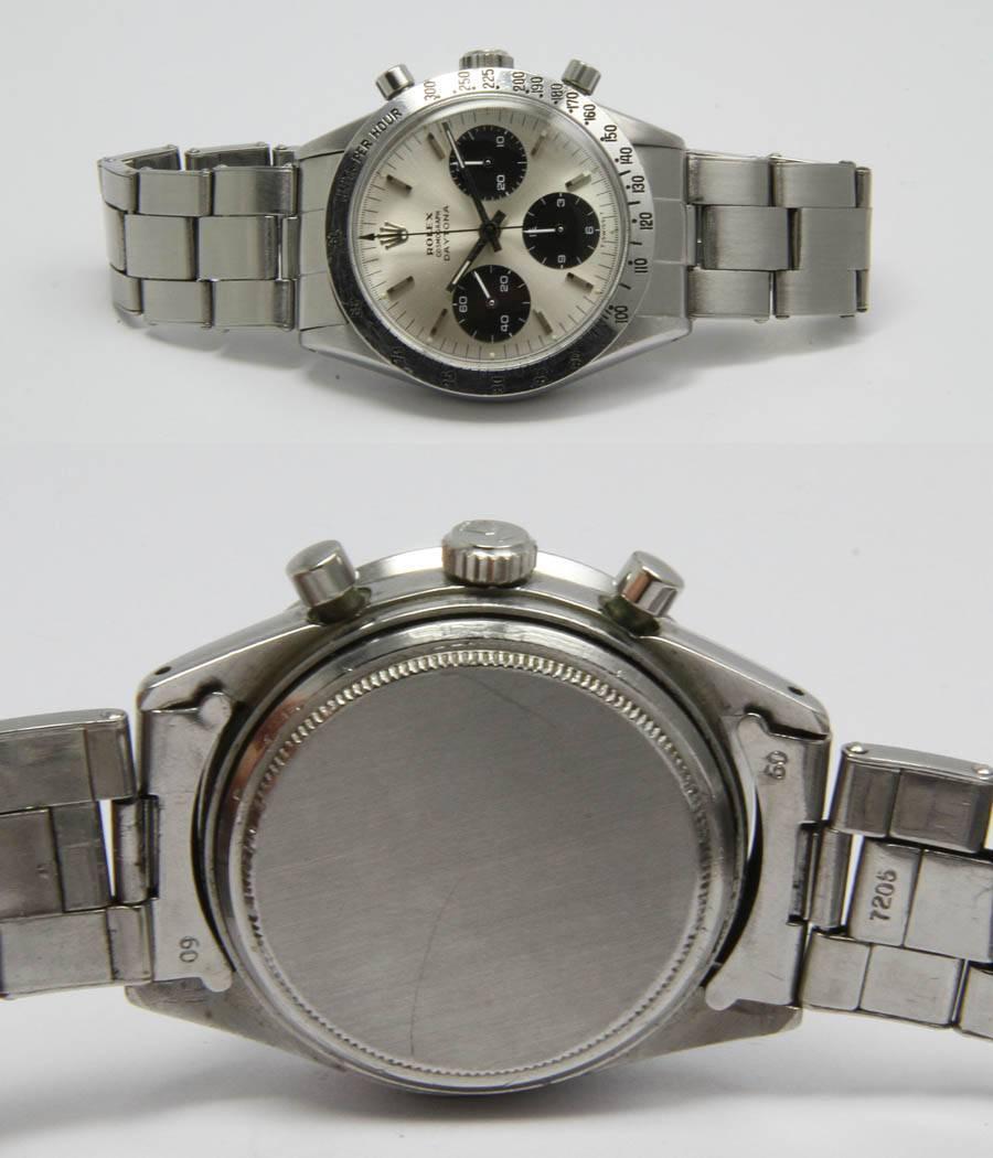 Rolex Stainless Steel Daytona Cosmograph Wristwatch Ref 6239  In Excellent Condition For Sale In Munich, Bavaria