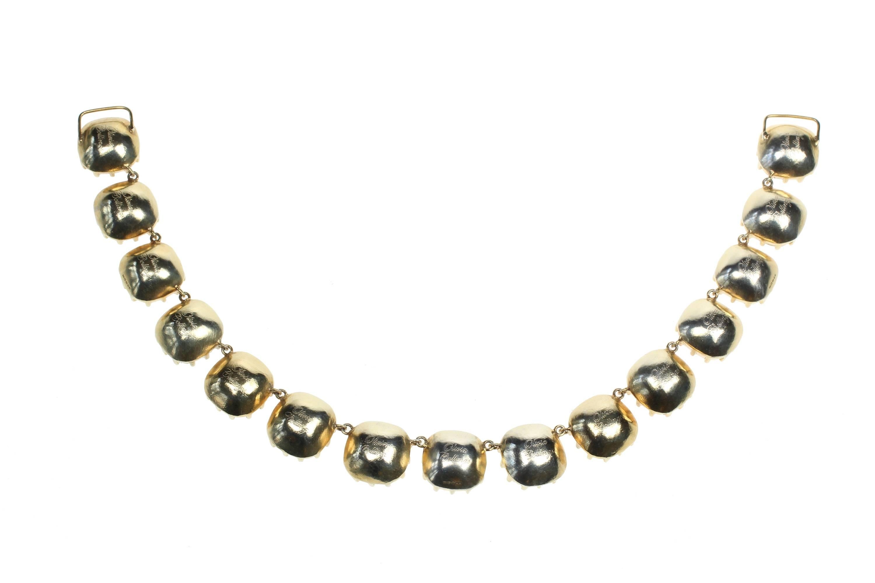 Made by London jewellers Alexander Quin and designed by world renowned antique jewellery expert Olivia Collings this Georgian style rock crystal riviere is perfectly true to form. Hand made in London and produced using techniques that were used in