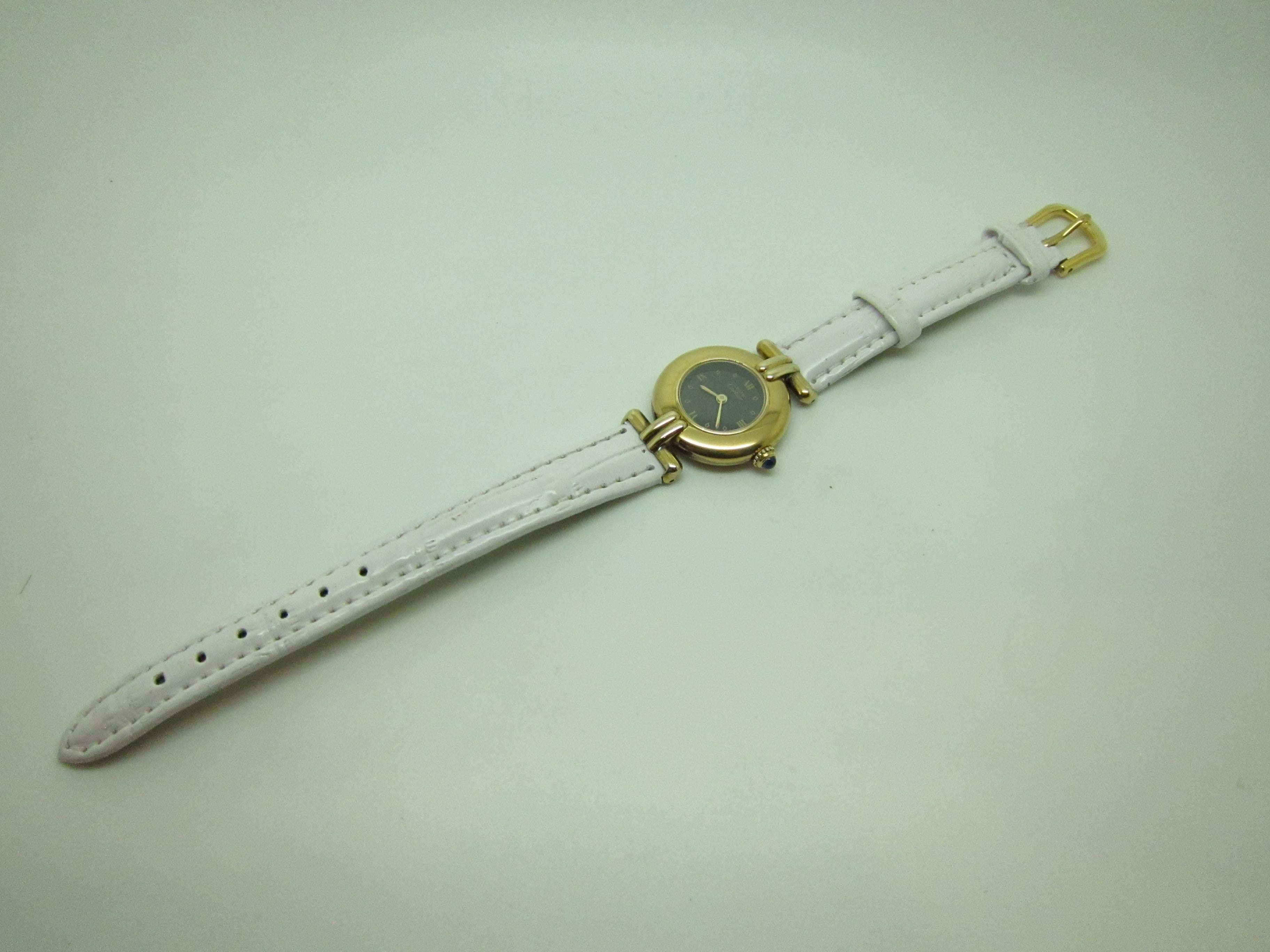 Women's Cartier Ladies Must de Cartier Rivoli Gold Plated Wristwatch