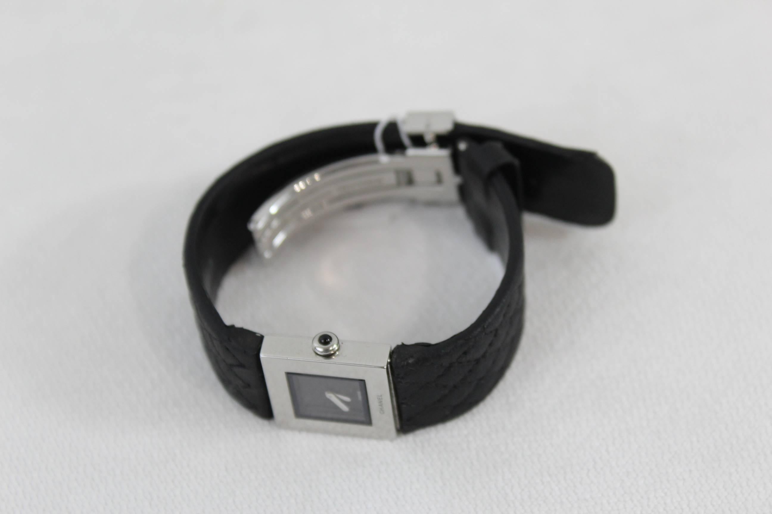 Chanel Stainless Steel Wristwatch In Good Condition In Paris, FR