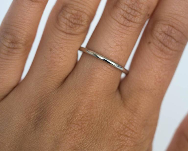 Tiffany And Co Ultra Thin Platinum Wedding Band Ring For At Ultra Thin Platinum Wedding Band Ring For 1