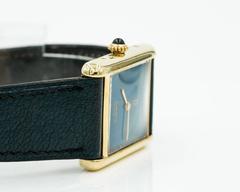 1960s Cartier Tank with Lapis Lazuli Dial