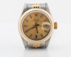 1980s Ladies Rolex Date Two Tone with Jubilee Bracelet