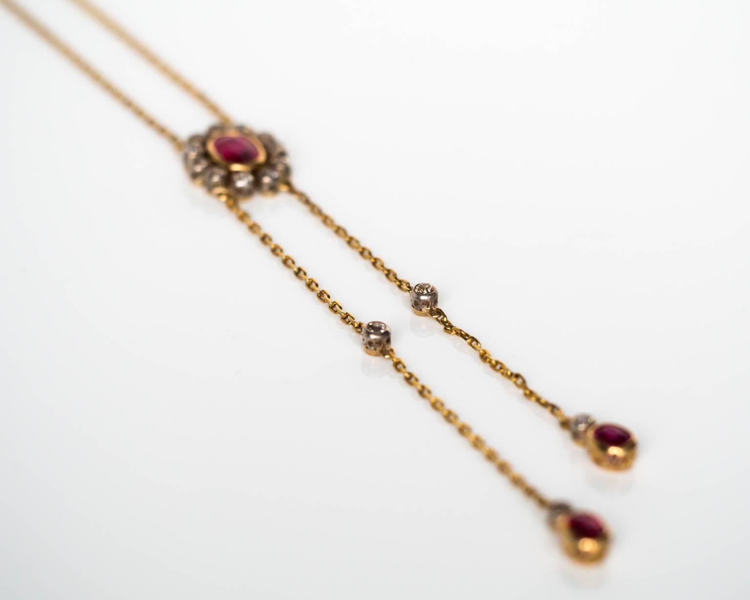 victorian ruby necklace